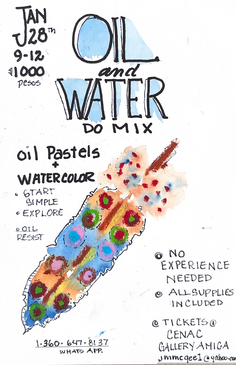 OIL and WATER do mix