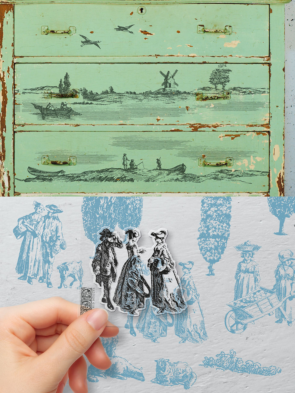 Thumbnail: Rural Scenes Stamp