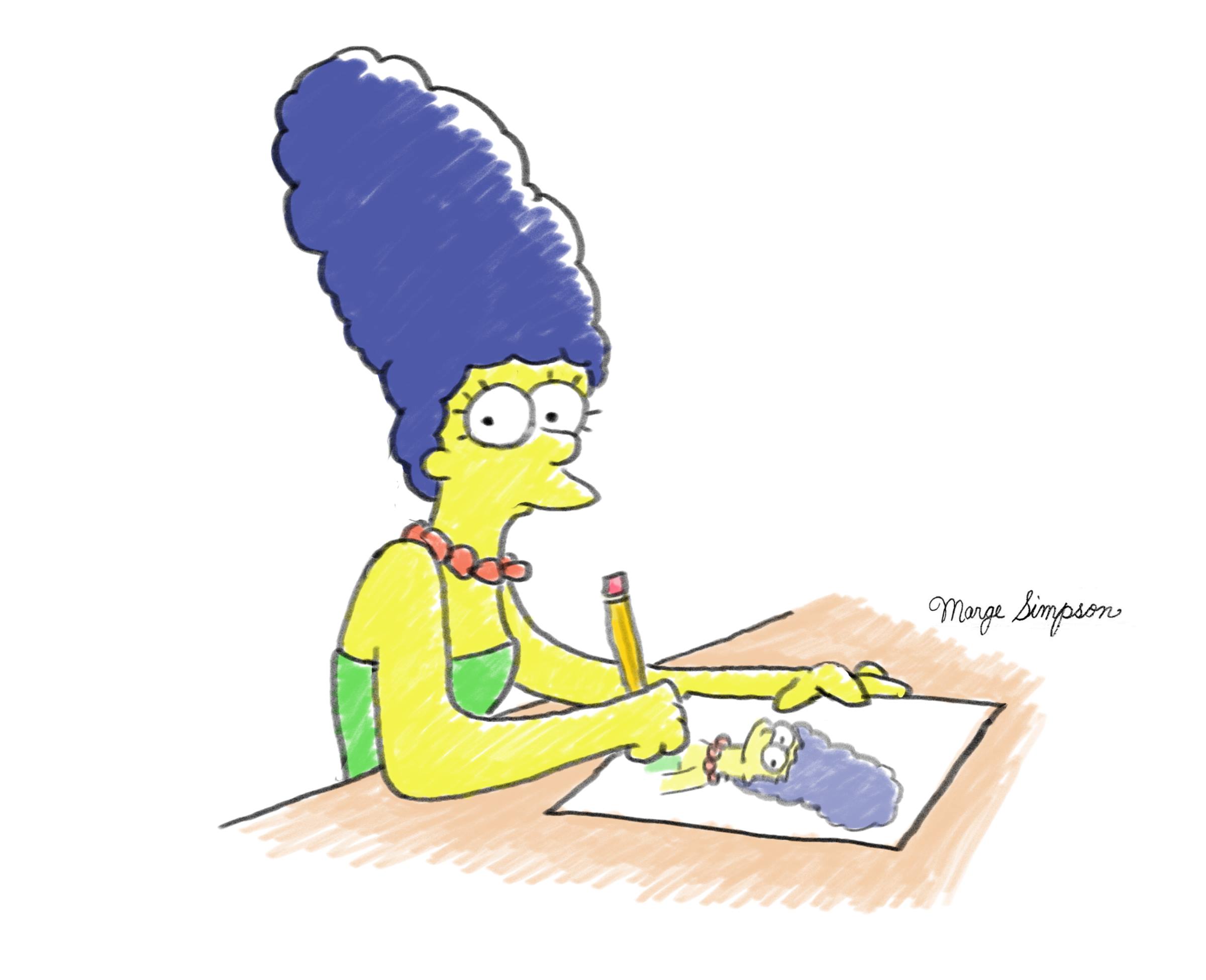 Illustrated Interview: Marge Simpson