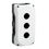 Thumbnail: Lovato Electric Plastic 3 Hole Pushbutton Enclosure