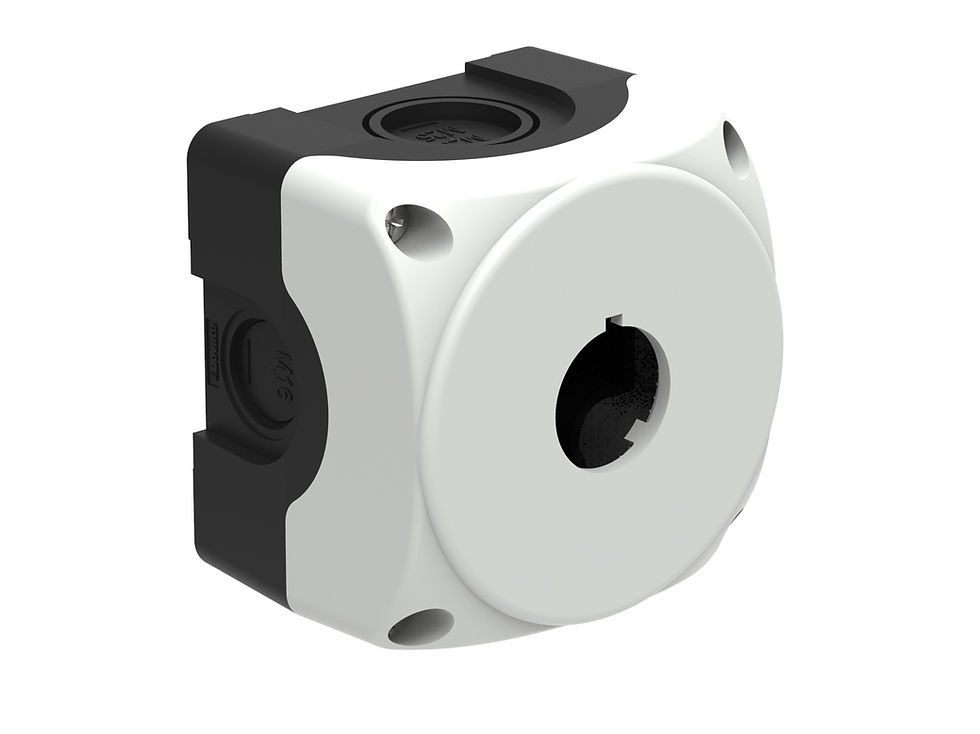 Thumbnail: Lovato Electric Plastic 1 Hole Pushbutton Enclosure