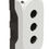 Thumbnail: Lovato Electric Plastic 3 Hole Pushbutton Enclosure