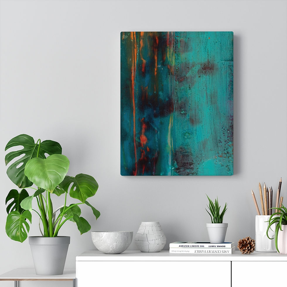 Thumbnail: Sea Blues Color Series | Canvas Gallery Wraps