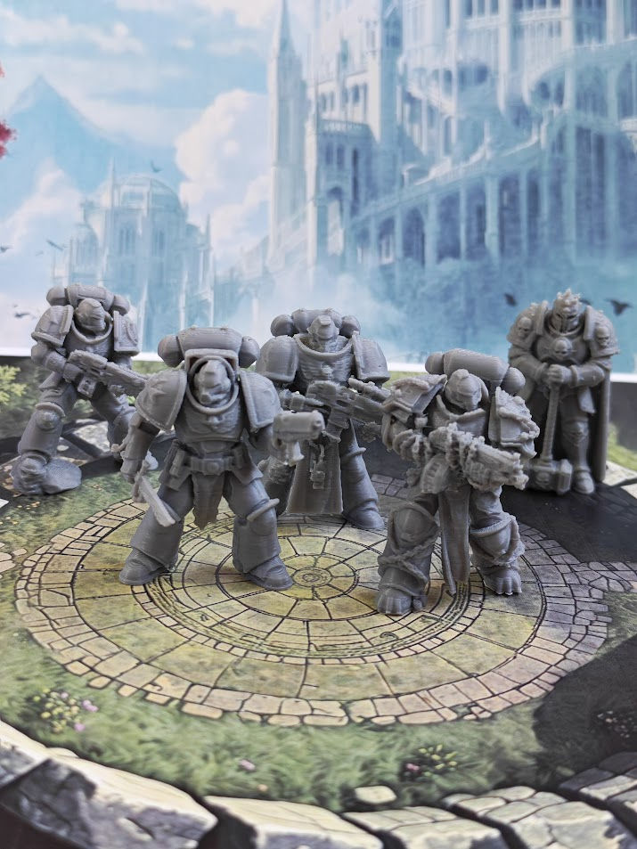 Küçük resim: DND FRP RYO Warhammer Fanmade Uzay Piyadeleri Seti Versiyon 2
