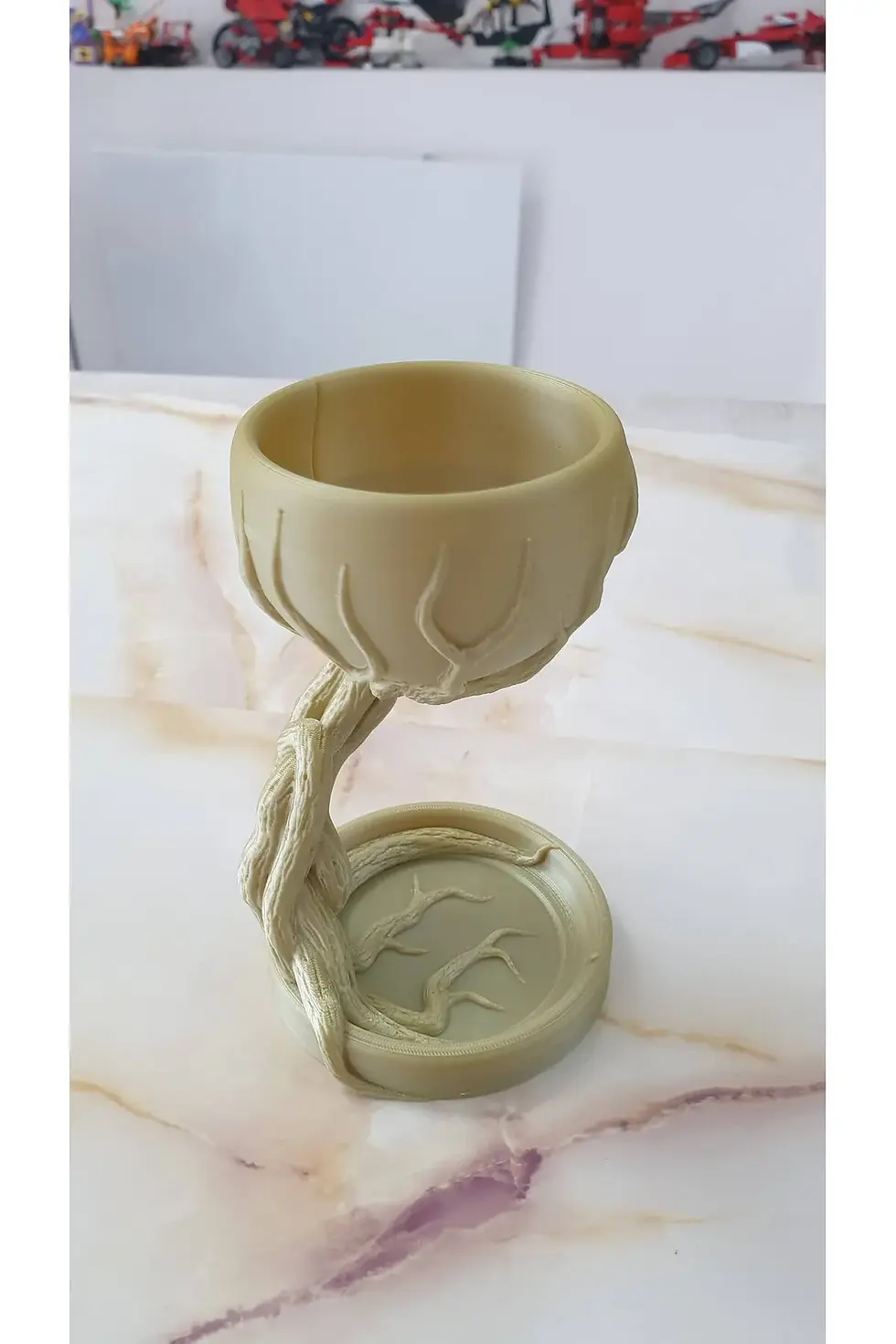 Küçük resim: 3D Baskı Ağaç Kökü Şekilli Minimalist Saksı