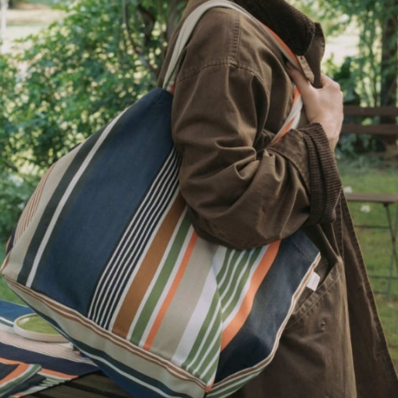 Coated Beach Bag: Argelos