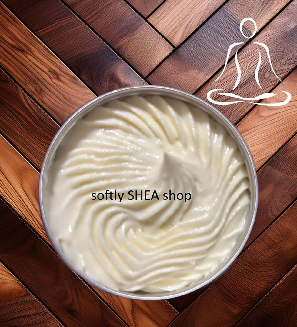 calming blend organic whipped shea body butter