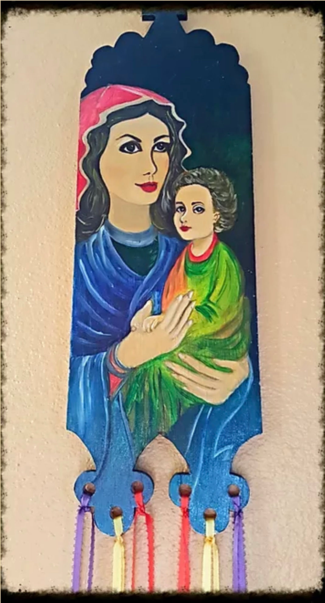 Sold Out! Madonna with Child Retablo