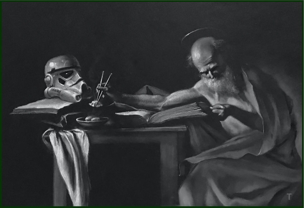 Saint Jerome Having Lunch Special