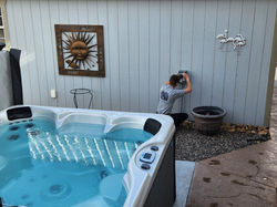 ESS working hot tub installation