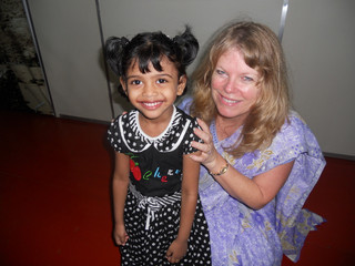 16 What a little cutie pie! - Eden (Wow, look what the extreme heat does to my hair! lol)