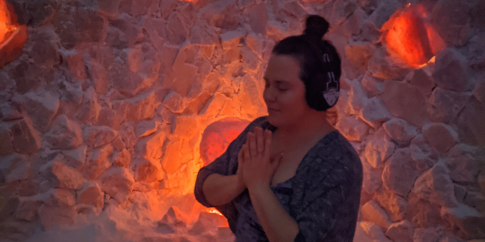 Binaural Beats Meditation in the Salt Cave