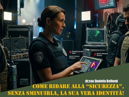 Come ridare alla “Sicurezza”, senza sminuirla, la sua vera Identità! (dr.ssa Bellomi Daniela)