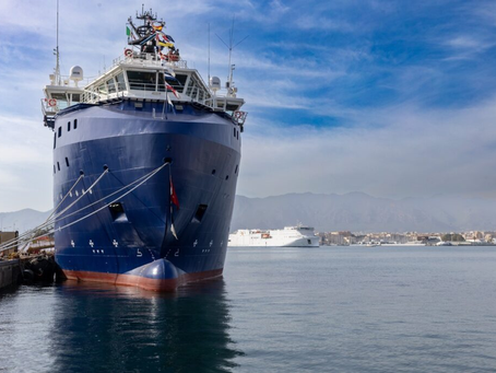 E’ arrivato Tritone, nave polivalente di supporto della Marina Militare