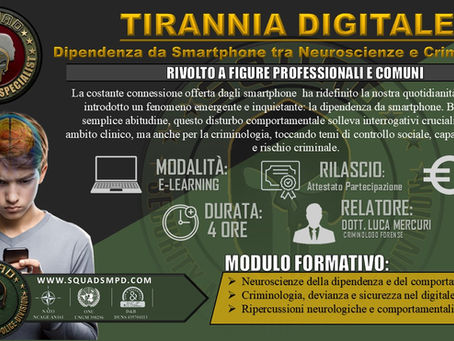 TIRANNIA DIGITALE: Dipendenza da Smartphone tra Neuroscienze e Criminologia