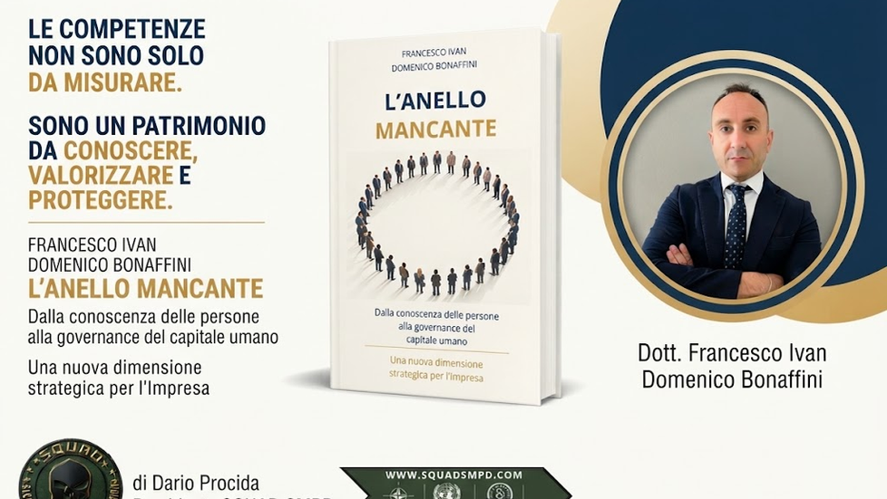 Intervista al: dott. Francesco Ivan Domenico Bonaffini autore del libro L'ANELLO MANCANTE. di Dario Procida