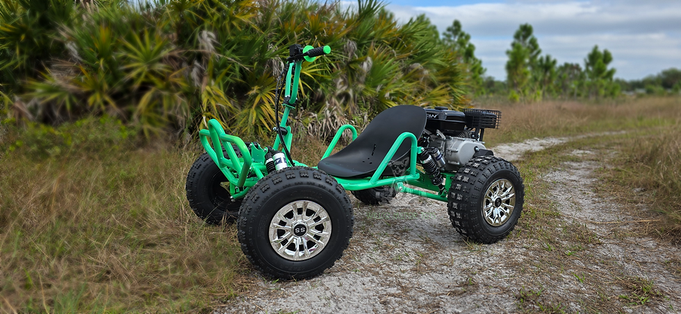 Thumbnail: Gas Go-Kart 212cc 4-Stroke - Limelight Green