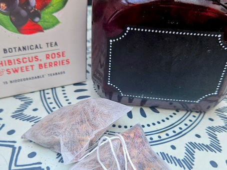 Delightful Hibiscus and Rose Tea Plum Jam for Ice Cream and Sweet Treats