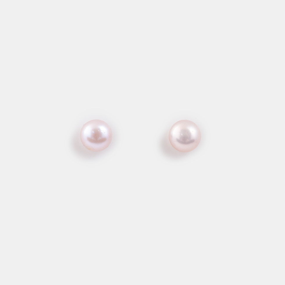 Thumbnail: 6-7MM Pearl Stud Earrings