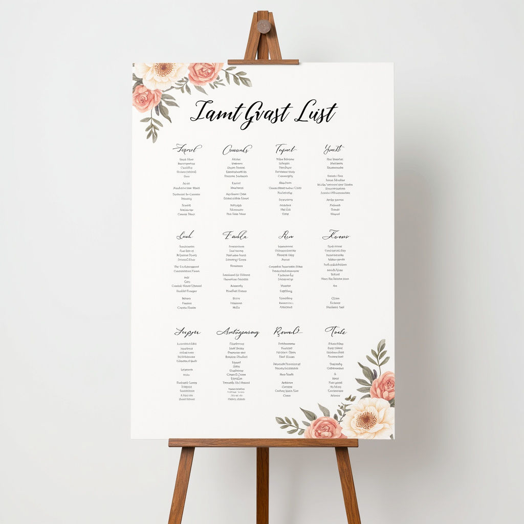 Custom Seating Chart