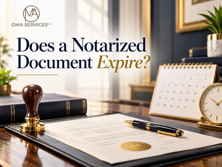 Does a Notarized Document Expire?