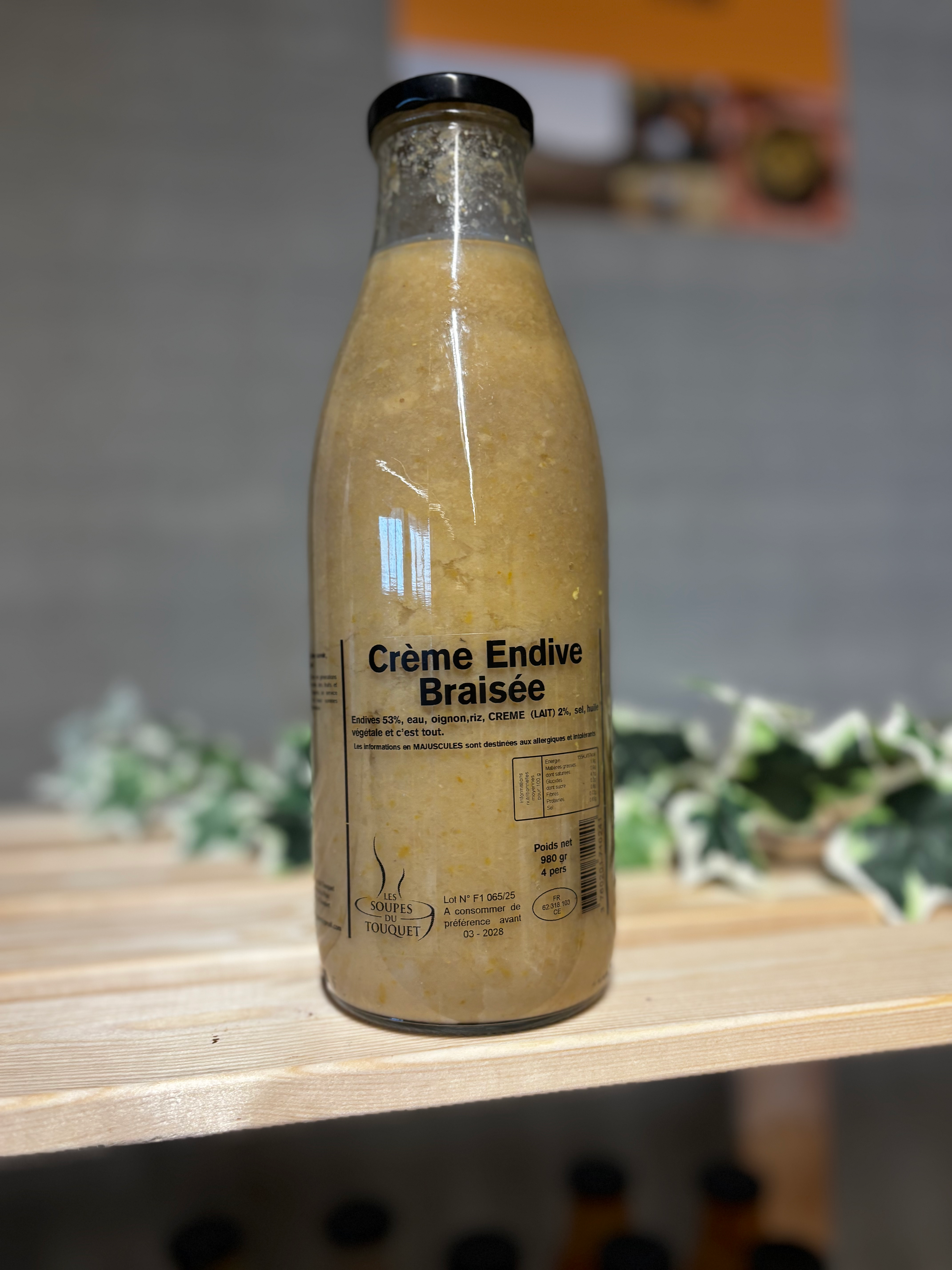 Soupe crème endive 1L