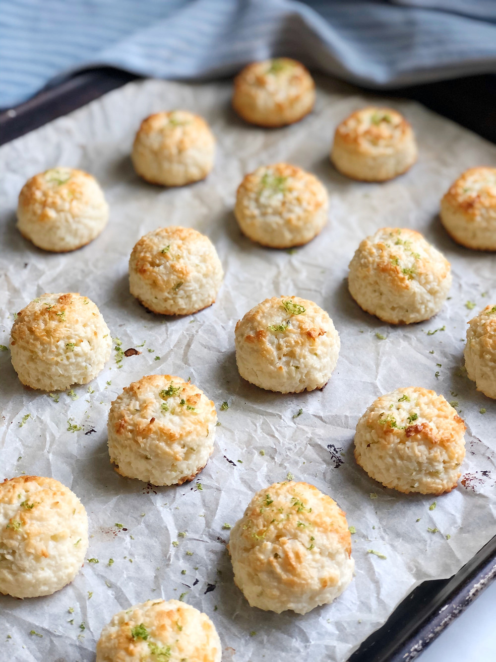 Key Lime Coconut Macaroons