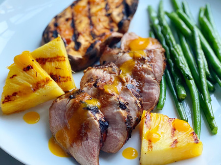 Grilled Pork Tenderloin with Pineapple & Habanero