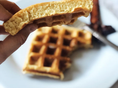 Eggnog Waffles