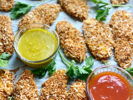 Baked Coconut Chicken Fingers