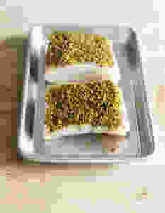 Pistachio-Crusted Halibut