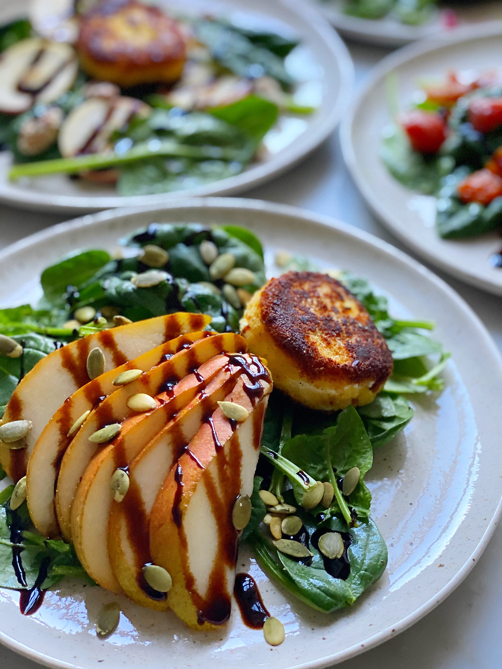 Fried Goat Cheese Coins