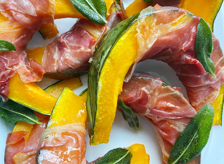 Prosciutto-wrapped Pumpkin