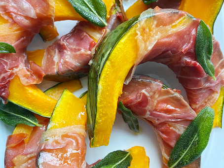 Prosciutto-wrapped Pumpkin