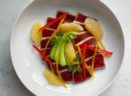 Tuna Ceviche with Grapefruit & Tamarind
