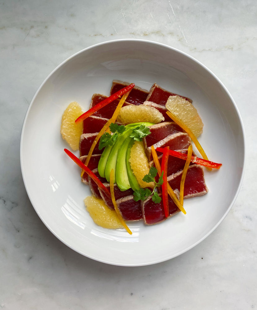 Tuna Ceviche with Grapefruit & Tamarind
