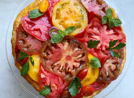 Heirloom Tomato Tart with Fresh Ricotta