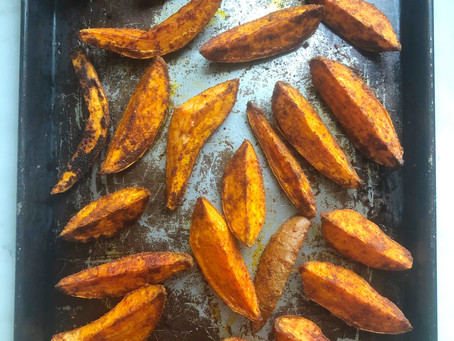 Spiced Sweet Potato Oven Fries
