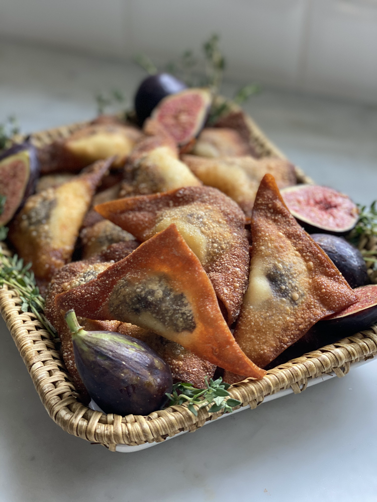 Fig & Goat Cheese Wontons