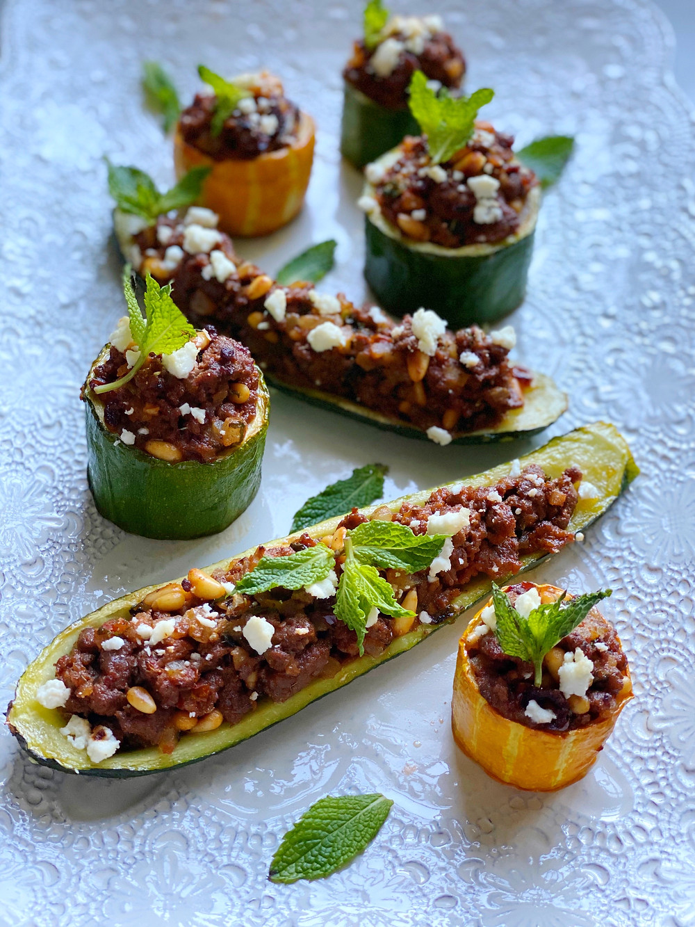 Lamb-Stuffed Summer Squash