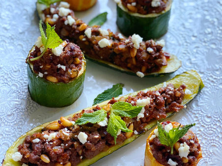 Lamb-Stuffed Summer Squash