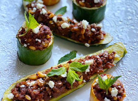 Lamb-Stuffed Summer Squash