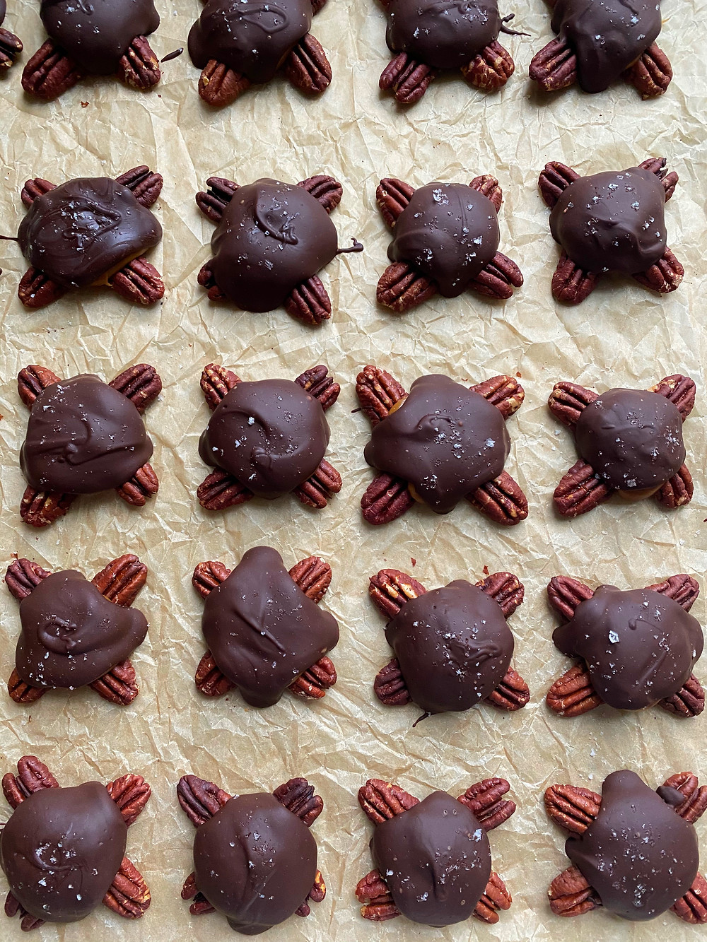 Dark Chocolate Turtles