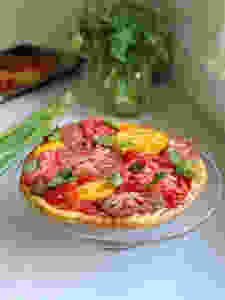 Heirloom Tomato Tart with Fresh Ricotta