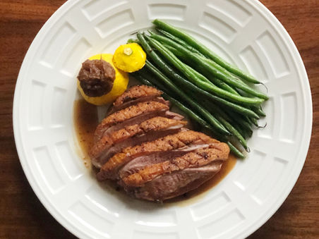 Pan-Seared Duck Breast with an Orange-Port Pan Sauce