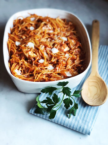 Baked Spaghetti Marinara