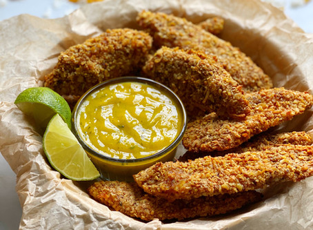 Tostones-Coconut Chicken Tenders