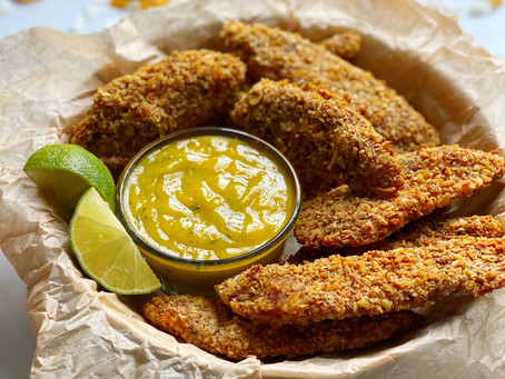 Tostones-Coconut Chicken Tenders