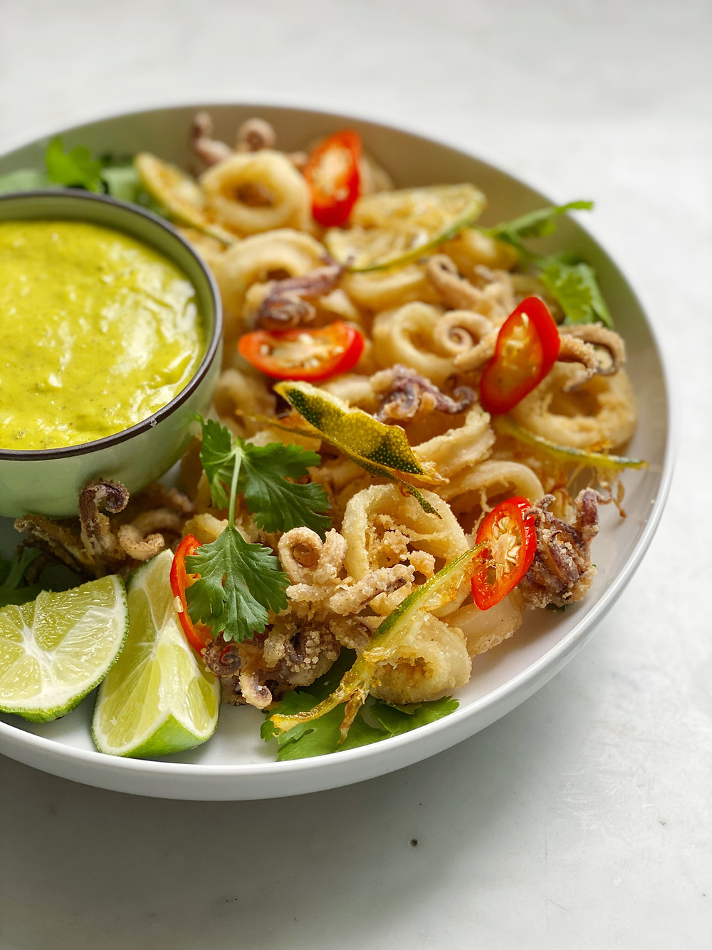 Thai-Inspired Fried Calamari