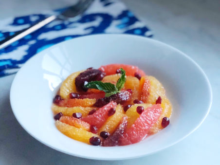 Winter Citrus Salad with Pomegranate & Mint